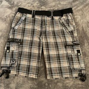 Affliction mens cargo shorts